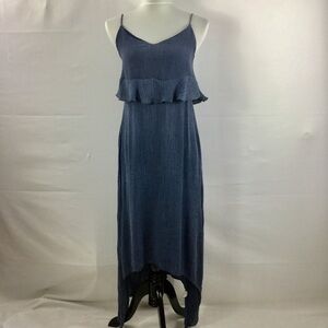 ELLA Mara Blue Casual Sleeveless Spaghetti Strap Dress Size M